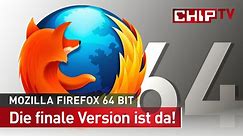 Mozilla Firefox in der 64-Bit-Version