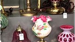 182 Fenton Art glass lamps,... - Dexter City Auction Gallery