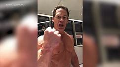 John Cena training for WWE Super Showdown
