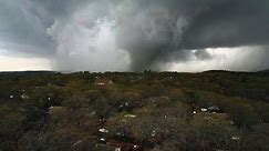 Tornado in Jacksonville, Florida on the Atlantic Coast