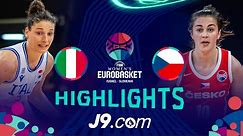 Italy vs Czech Republic | J9 Highlights | FIBA #EuroBasketWomen 2023