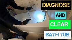 BLOCKED DRAIN #34 STEP BY STEP : HOW TO CLEAR A BLOCKED BATH TUB