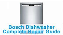 How to Solve Common Bosch Dishwasher Error Codes