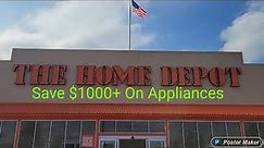 Huge Appliance Sale At Home Depot!!!