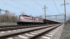 Train Simulator 2014 HD: Silver PRR GG1 Operating The Afternoon Congressional, Train 130 Scenario