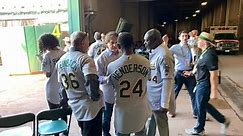 Before taking the field for the 1989... - Oakland Athletics