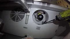 True Freezer Repair. Replacing bad evaporator motor. 1080HD