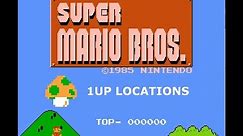 Super Mario Bros Secrets - 1UP Locations