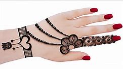 Very beautiful stylish back hand mehndi design | easy mehndi design | mehndi ka design | mehndi