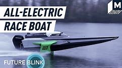 This all-electric race boat taking its inspiration from Formula 1