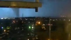 Tornado sparks fireball in the US