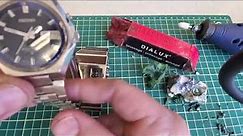 How to polish scratches out of a Stainless Steel watch using a dremel.