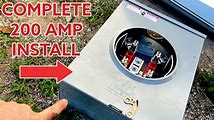 How to Install a 200 Amp Service Disconnect Safely and Neatly