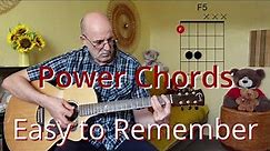 How to Memorize these Guitar Power Chords