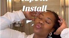 DIY Tape In Tutorial Hair Extensions Install And Tutorial