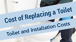 Cost of Replacing a Toilet - Total Price Including Installation Fees