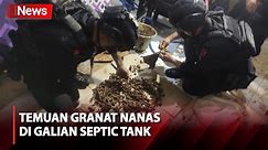 Bikin Gempar, Tim Gegana Temukan Granat Nanas dan Ratusan Peluru Aktif di Galian Septic Tank