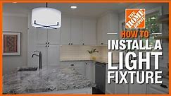 How to Install a Light Fixture | The Home Depot