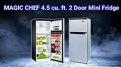 4.5 Cu. Ft. Magic Chef Mini Refrigerator Stainless Look with Freezer | Unboxing