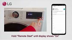 [LG ThinQ + Washing Machine] - How to use LG Washing Machine functions via LG ThinQ (Android phone)