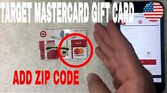 ✅ How To Add Zip Code To Target Mastercard Gift Card 🔴