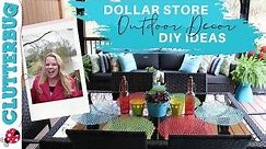 Decorate Your Patio With These Dollar Store Outdoor Decor Ideas