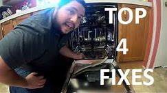 GE Dishwasher not HEATING or DRYING or CLEANING dishes? TOP 4 FIXES