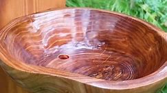 How to make an outdoor wooden sink