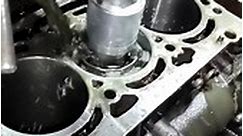 Hone engine cylinder process.
