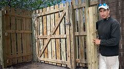 How To Build A Fence Gate, Perfect Mount Trick