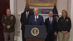 Biden delivers remarks on Hurricane Idalia govt response