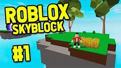 STARTING A NEW ISLAND - Roblox Sky Block #1