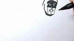 How to Draw Batman #Shorts