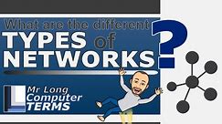 Mr Long Computer Terms | What are the different Types of Networks?
