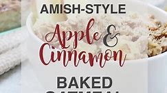 Amish-Style Baked Oatmeal