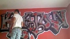 bedroom graffiti