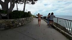 Walking Beach Tour 4K bikini 👙 ☀️ 🌴 🏖️