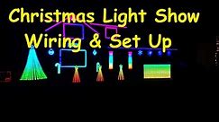 2020 Christmas Holiday Light Show to Music | Set up & walk through, behind the scenes