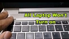 All Laptop Won't Turn on or Charge? | Laptop No Power On Reset Bettry Problem Fix100#macnitesh#2024