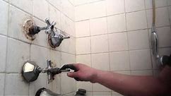 DIY How to rebuild bathroom bathtub faucet part 3