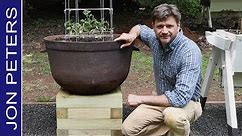 Build a Treated Wood Planter Stand