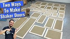 2 Ways to Make Shaker Style Doors // Kitchen Remodel Part 1