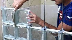 Fernando's DIY project - A bathroom glass block window