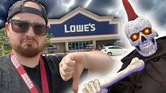 L is for Lowes :( Very early look at Halloween 2023 set up