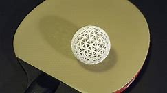 Try to destroy this 3D-printed ping-pong ball. Just try