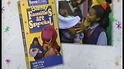 Barney - Families Are Special (1995 VHS Rip)
