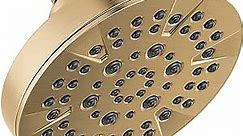 DELTA FAUCET FAUCET 5-Spray Gold Shower Head, DELTA FAUCET Shower Head Gold, Showerheads, Brushed Gold Shower Head, 1.75 GPM Flow Rate, Champagne Bronze 52535-CZ