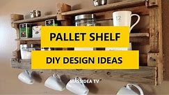 50 Creative Pallet Shelf DIY Design Ideas for Small Room 2017