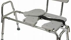 DMI Heavy Duty Sliding Transfer Bench with Cut Out Seat by HealthSmart