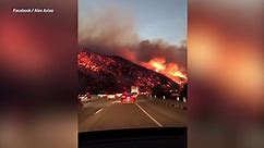 This morning commute through California wildfires is hellish